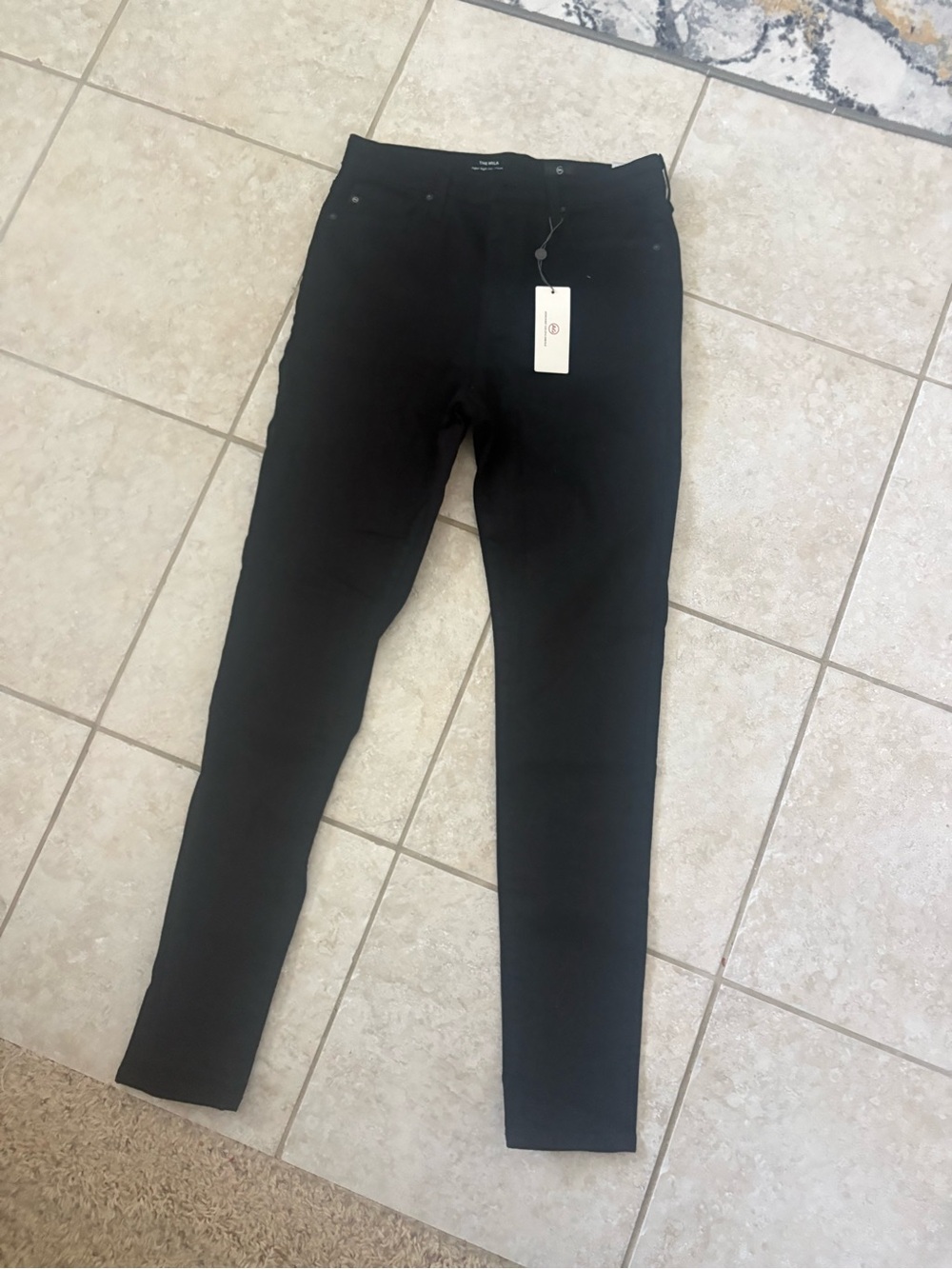 Ag Adriano Goldschmied Mila Black Skinny Jeans